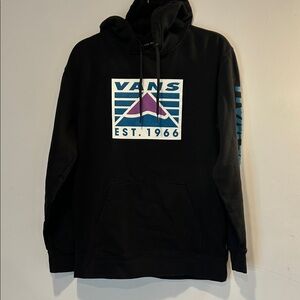 Vans Black Hoodie with Graphic Logo